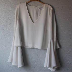 Keepsake bell sleeve blouse